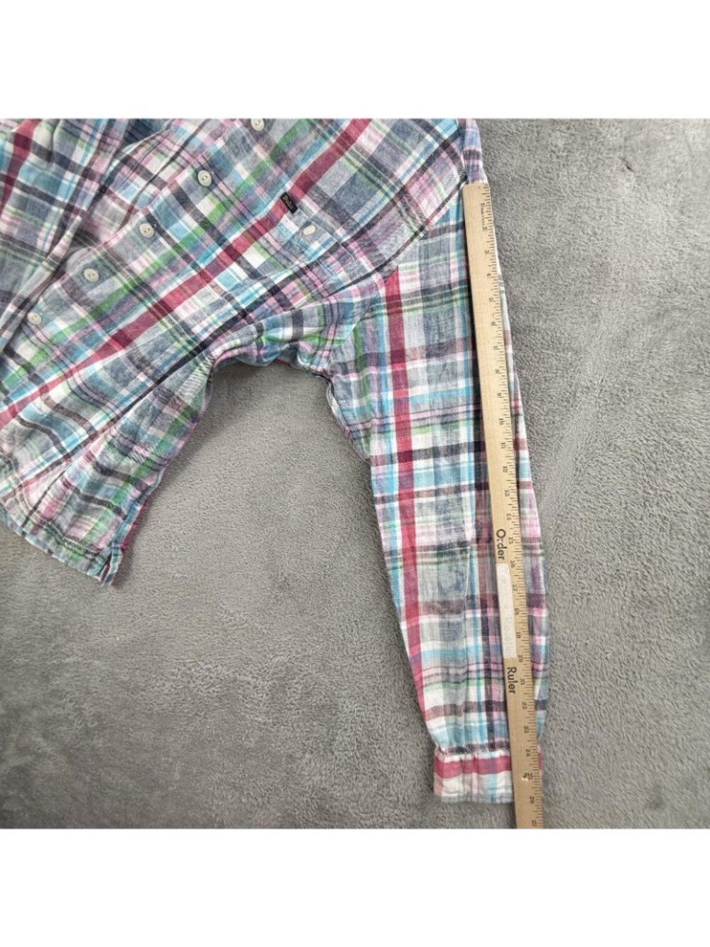 Polo Ralph Lauren Shirt Mens XL Multicolor Plaid Button Up Long Sleeve Classic - Picture 11 of 15